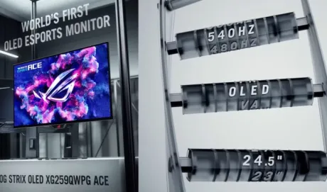 Asus готовит первый в мире OLED-монитор для киберспорта