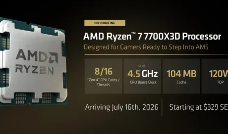 AMD продлила AM5 до 2029 и представила Ryzen 7 7700X3D